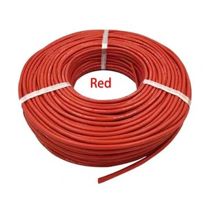 100m Stranded Silicone Power Cable Heat Resistant 100m 12 14 16 18 20 22 24 26 AWG Electrical Wire Red Black Car Battery 600V