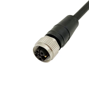 M12 5P Female L Code to Open,M12 L Coding 5pin Cable,M12 5Pin Cable,M12 5Pin L Code Cable