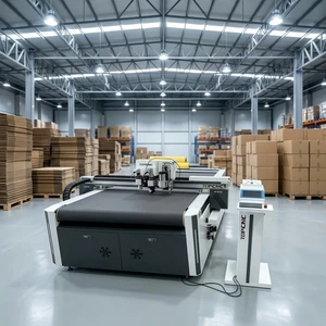 Automatic Digital Cutting Machine Carbon Fiber for Corrugated Cardboard Digital Flatbed Plotter Cutters Tables Machines