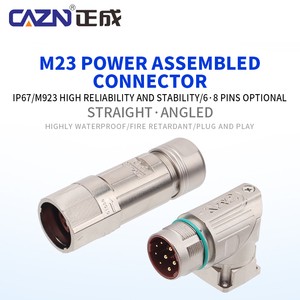 M23 M923 Servo Motor Encoder Male Female Plug Socket 6Pin 8Pin Aviation Connector Industrial Power Signal Adapter Charger IP67