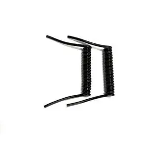2 Core Spiral Cable 20AWG Coiled Cable Customized Length PU Jacket Spring Wire for Industrial Equipment