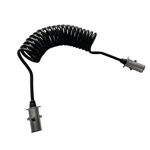 Factory Wholesale New Universal 7-Core Trailer Extension Spiral Cable