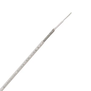 SY 1*22AWG High Temperature Motor Cable White Tefzel Shielded Wire Cable ETFE Insulated Shielded Wire for Motorsports