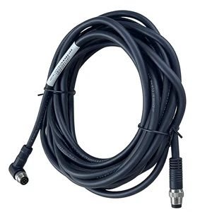 Custom IP67 M8 Industrial Connector Cable Straight Right-Angle Zinc Alloy, 8P, for Servo Motor/Encoder Connection