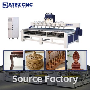 Factory Direct Sales of 8-Station Machine 2D 3D Carving Machine with Reinforced Cable Bracket Cnc Router Machine