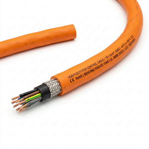 Heavy Duty PUR Jacket Control Cable Wear-Resistant Oil-Proof Flexible Shielded Multi-core Wire for Harsh Environment
