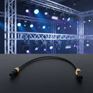 Stage Lighting Cable with SAC3 Male and Female Connector 3pin 250V AC Power 60cm Long IP65