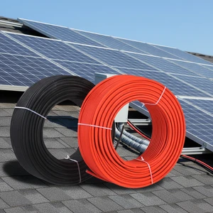 Solar Cables and Wires 4mm²/6mm²/10mm² PV1500DC-AL Aluminum Alloy Conductor DC Cable XLPE Insulation for Solar Power Systems.
