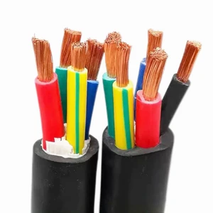 H05VV-F / H03VV-F Flexible Copper Cables 2/3/4/5/6,/8 Cores 1.5mm 2.5mm 4mm 6mm RVV PVC jacket control cable, security cable