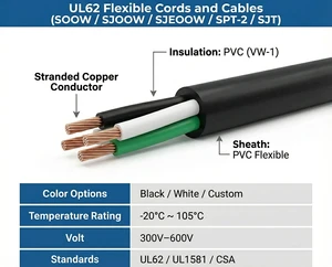 2025 New QingOu High Quality Audio Speaker Power Wire 4 Core 8 Core HIFI Stage 16 AWG Gauge PVC Speaker Cable OFC