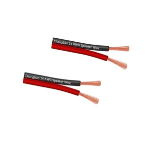 Audio Speaker Cable 2 Core 10 12 14 16 18 20 AWG OFC Conductor Flexible Speaker Wire Power Wire Stage Speaker Cable