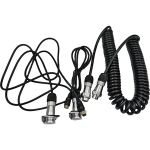 Custom Spiral Wire 4Pin Waterproof Trailer Cable 12V Electronic Wire for Double Truck Bus Tractor Monitoring System