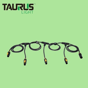 Powercon 1in 4 Out Cable 3*2.5mm Powercon True1 Cable for Stage Audio Lighting Equipment