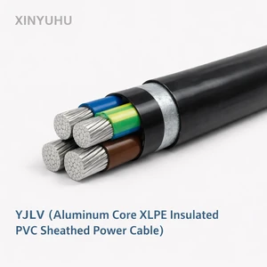 YJLV 50mm² 0.6/1kV Low Voltage Aluminum PVC Insulated PVC Sheathed Solar Power Cable