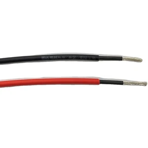 Environmental Solar Power Cable Electric Tinned Copper Conductor PV Photovoltaic Cables and Wire PV1-F 4mm for Solar System