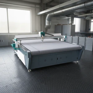 CE CNC Round Knife Fabric Cutting Table CAD Cam Garment Cutting System Computerised Fabric Cutting Machine