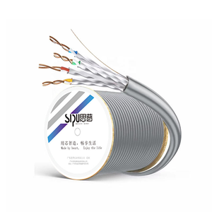 SIPU Wholesale Custom Best Selling Highlight Speed Low Latency SSTP PVC Jacket CAT8 Network Cable Industrial Use