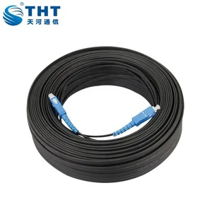 Precon Optical Fibre Cables Single Mode G657A Simplex SC UPC APC 1 2 Core Indoor Outdoor Ftth Fiber Optic Drop Cable Patch Cord