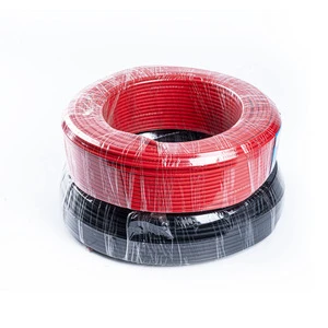 Solar PVC Electric Cables PV1-F Photovoltaic DC Panel Special Connection Wire Bare 2.5 Square 24V Solid Copper Power