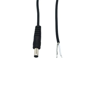 High Quality Coaxial Wire 2.1MM 2.5MM DC Cable Male 5.5MM DC Power Lead