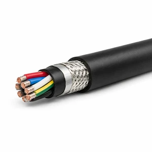 High Cycle Shielded Drag Chain Cable With PUR Jacket for CNC Machine Tools and Industrial Automation Systems