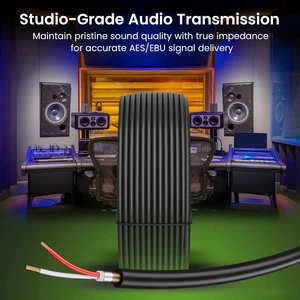 Heavy Duty Stranded Shielded DMX Stage Cable Anti-Torsion Anti-Crack Outer Sheath Frequent Plug Unplug Bar KTV Entertainment