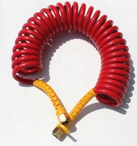 7.5m PU Red and Yellow air Pipe Electrical Trailer Cable
