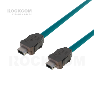 IX-10P to IX-10P High Flex Optional Gigabit Ethernet Cable for Industrial Camera Cat.5e