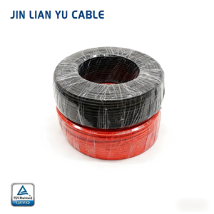 PV Cable Oxygen-Free Copper ROHS High Conductivity Flexible Flame Resistant For Solar
