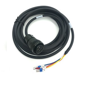 Factory Customized 5m Mitsubishi AC Servo Motor Power Cable MR-PWCNS4-5M-L