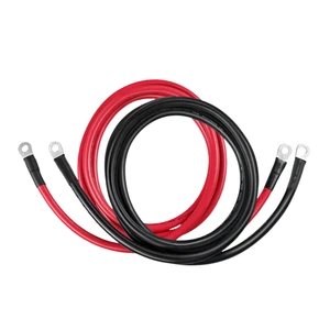 Car Battery Cable 6AWG 16mm² 12v Battery Cable Batteries Cables Heavy Duty with SC25-8 Ring Terminals Copper Wire Inverter Cable