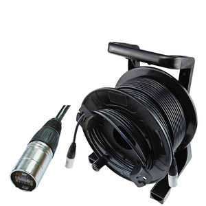 Professional 10Gbps Low Latency EtherCON Cat6 Shielded Ethernet Cable Drum Digital Audio Mixer Stage Equipment Reel