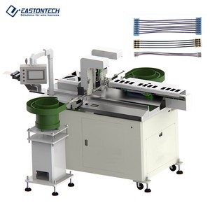 EW-9670 EASTONTECH Fully Automatic Double Ends Terminal Piercing Crimping Machine Mitsubishi Servo Motor 1500W Power Supply