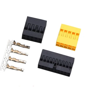 Dupont Power Connector Servo Leads Wire to Board Terminal Crimp 2.54mm Pitch Servo Lead Jr Male Female 1 to 25 Pin