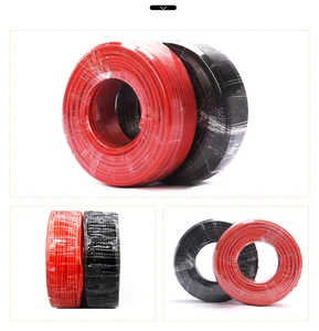 High-Performance H1Z2Z2-K Solid Tinned Copper Solar DC Cable Double Irradiation Cross-linked LSZH Weatherproof -40C IP68 1500V