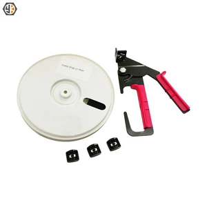 Weather Resistance Acetal Strap on Reel Cable Tie for Supporting the Cables on Strand 50' Plastic Tek Strap Roll Reel