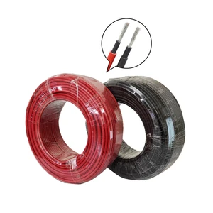 Current Rating Cable Dc 12v 4mm Cable 4mm Tinned Copper Conductor Photovoltaic Solar Dc Pv Solar Cable