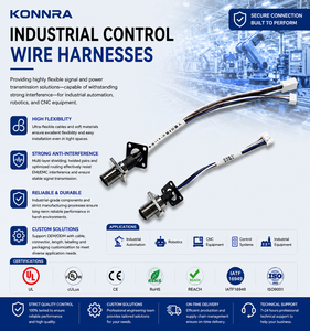 OEM ODM Industrial Control Wire Harness Cable Connector Assembly For Robot Automation CNC Machine Automobile Computer