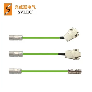 SVLEC M23 Green Servo Application Signal Cable Connector