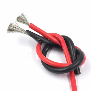 Ultra Flexible Battery Cable Wire 25MM 35MM 50MM 70MM 95MM Red Black Tinned Copper Silicone Insulated High Temperature Cable