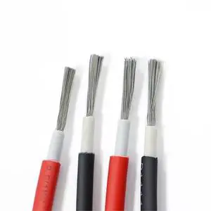 China Factory's PV1-F Solar Cable Cheap Price XLPE Insulated Industrial Power Cable Lszh Jacket 16A 6mm Single for Charging
