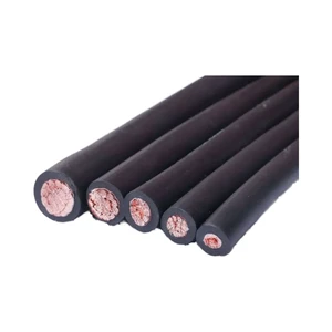 H01n2-D Flexible Rubber Insulated 1/0 2/0 3/0 4/0 AWG Copper Aluminium Battery Welding Cable for Construction Sizes 16mm 25mm2