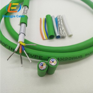 Bus PROFINET Twisted Pair Shielded Cable 4 Core Industrial Ethernet Cable Profinet Industrial Bus Cable for SIEMENS