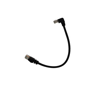 Industrial 90 Degree Right Angle RJ45 Ethernet Patch Cable for Data Center and LAN Router Custom Cable Assembly