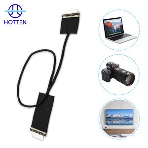 42AWG 30 Pin 0.5mm Micro Coax LVDS Cable 350mm Cable Saaembly for Embedded Display Drone