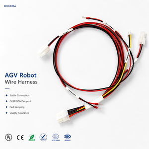 Warehouse Automation Wire Harness Custom AGV Robot Connector Cable Assembly OEM ODM