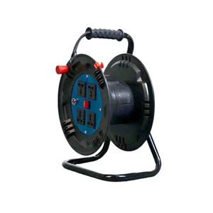 4 Socket CEE IEC PVC Cable Drum Extension Cord 20M 3000W 16A 3x1mm2 100% Pure Copper Home Appliance Power