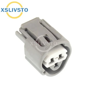 DJ7037Y-2.2-21 3-Pole Automotive Water Temperature Sensor Cable Connector IP68 Rated 120V Copper Contacts Nylon Fabric Grey