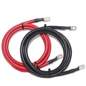 Battery Inverter Cable 2AWG 4AWG 10AWG 12AWG Automotive Wiring Harness Black Red Solar Power Cable Battery PVC Cable