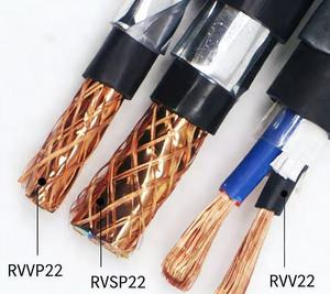 Flexible Shielded XLPE Insulated Copper Conductor PVC Jacket IP44 90 Control Cable for Industrial Instrumentation